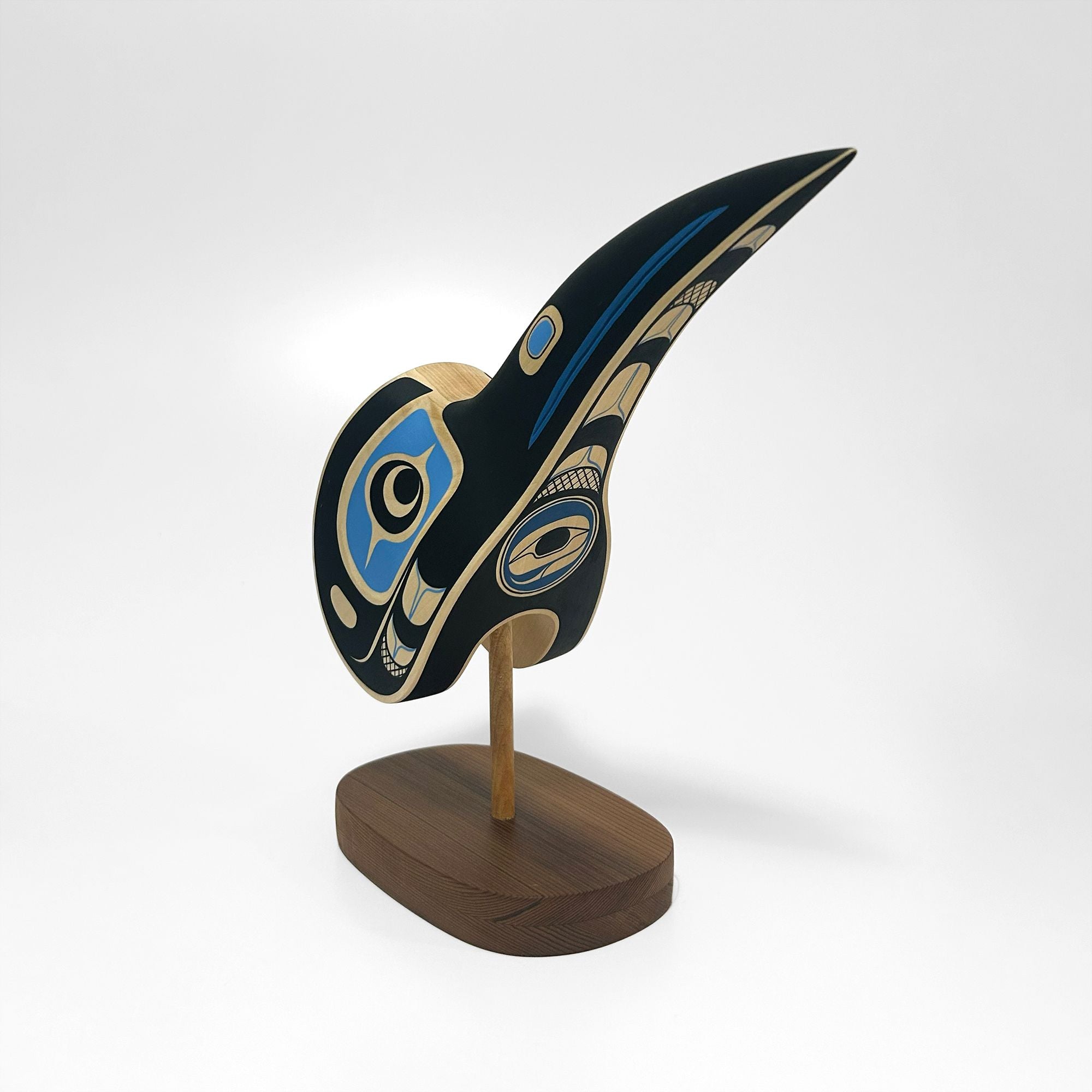 Hummingbird Maskette by Kwakwaka'walw artist Rod Smith