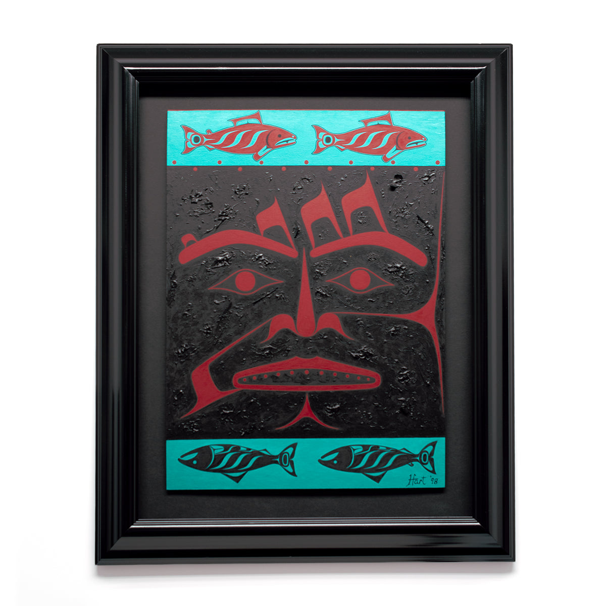 "Life in Hand" painting by Haida artist Jim Hart