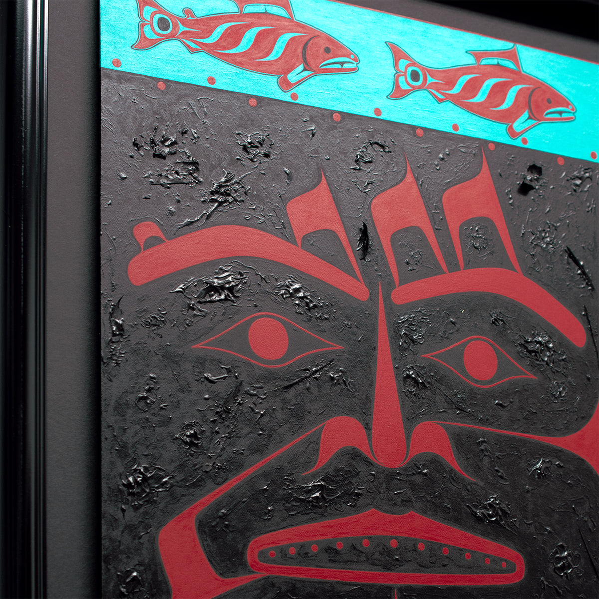 "Life in Hand" painting by Haida artist Jim Hart