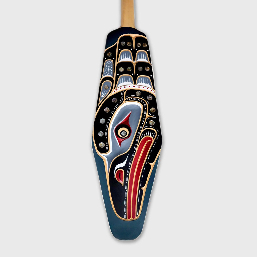 Indigenous Loon Paddle by Kwakwaka'wakw carver Bill Henderson