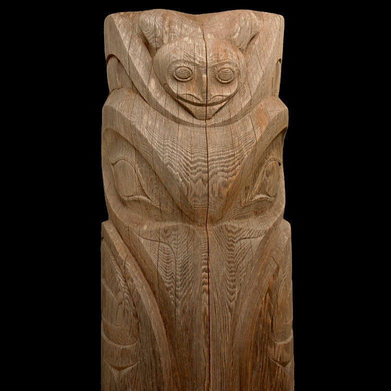 Totem Pole by Coast Salish artist Richard Krentz