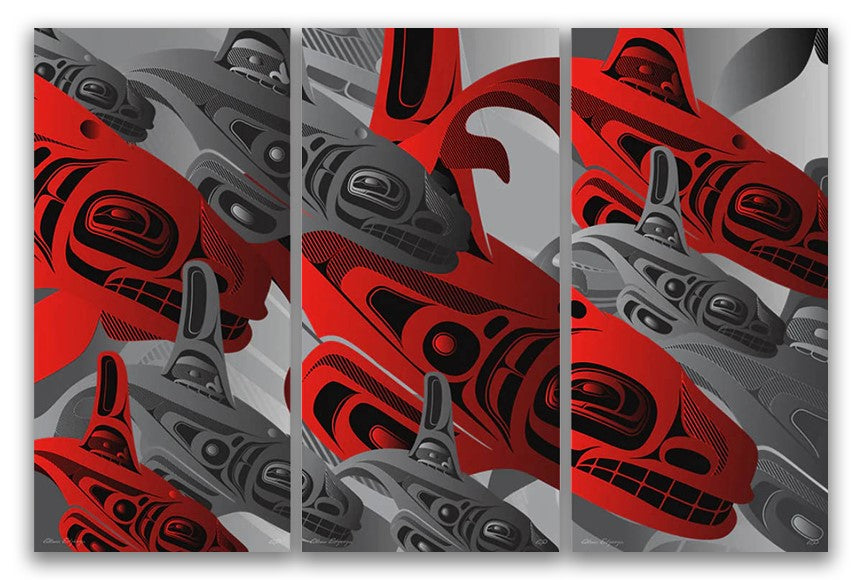Making Waves Limited Edition Print by Tahltan artist Alano Edzerza