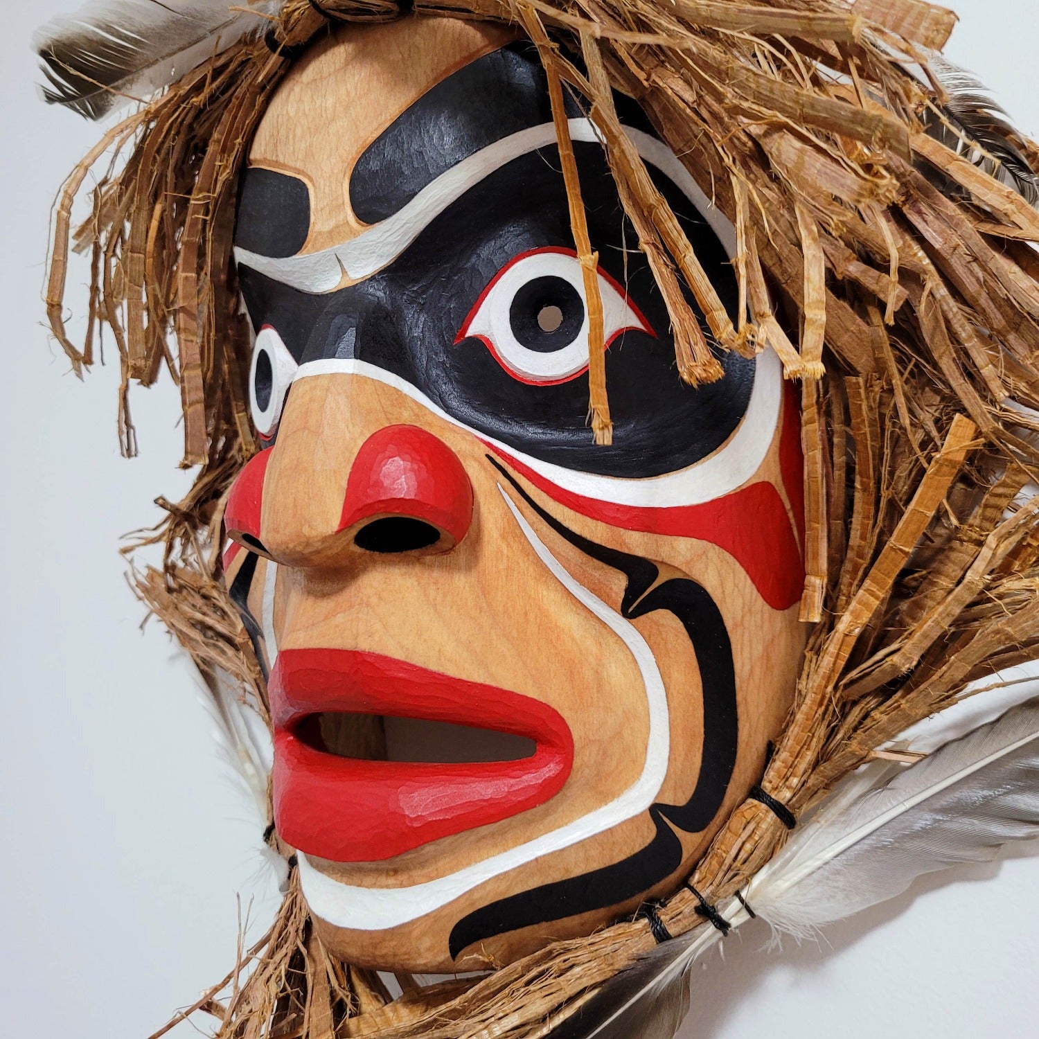 Medicine Man Mask by Kwakwaka'wakw artist James Kwaksistala