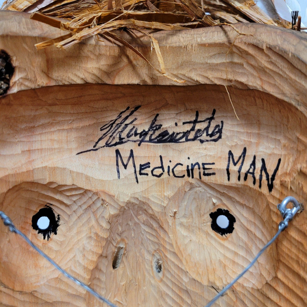 Medicine Man Mask by Kwakwaka'wakw artist James Kwaksistala