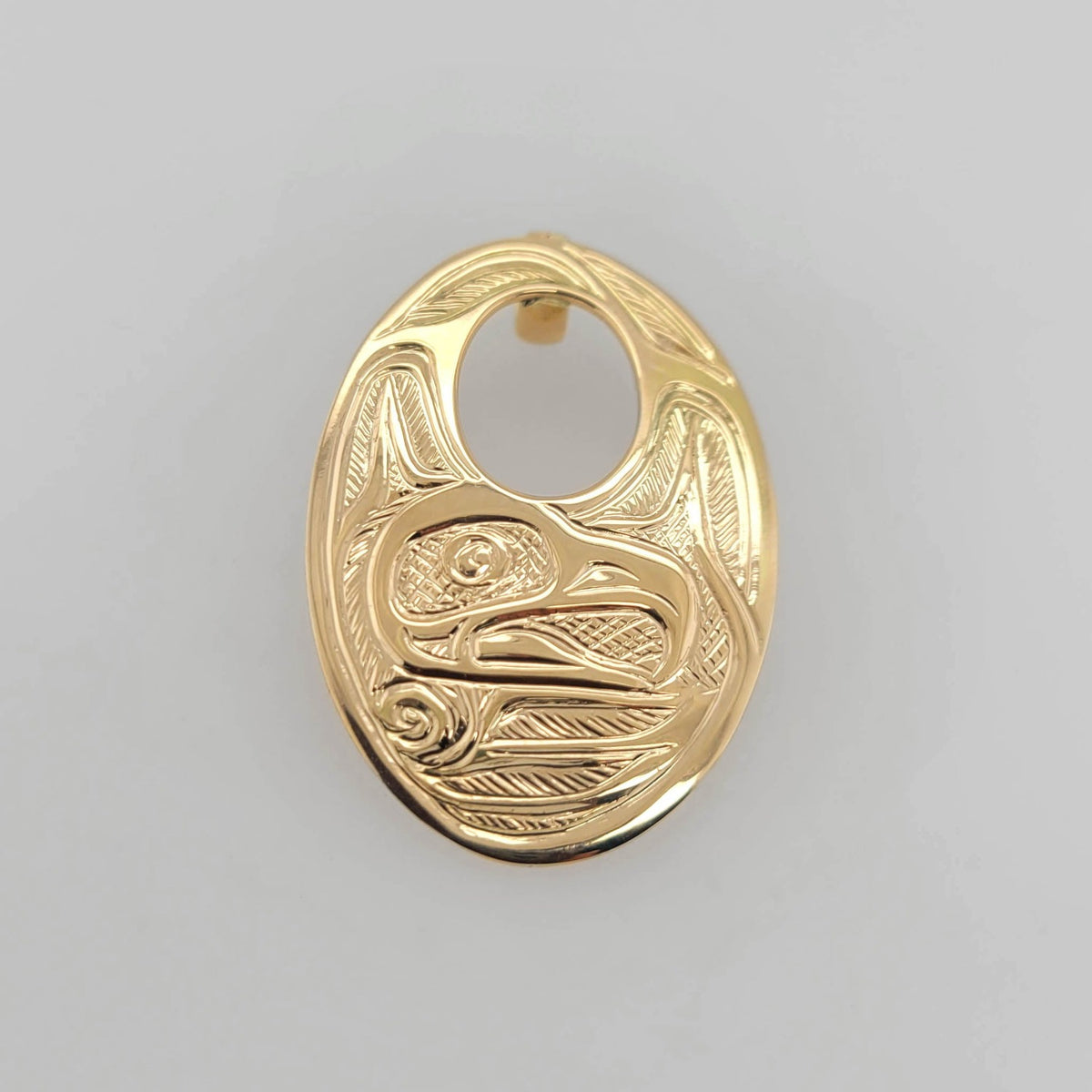 Eagle Gold Pendant by Tsimshian artist Bill Helin – Spirits of the West ...