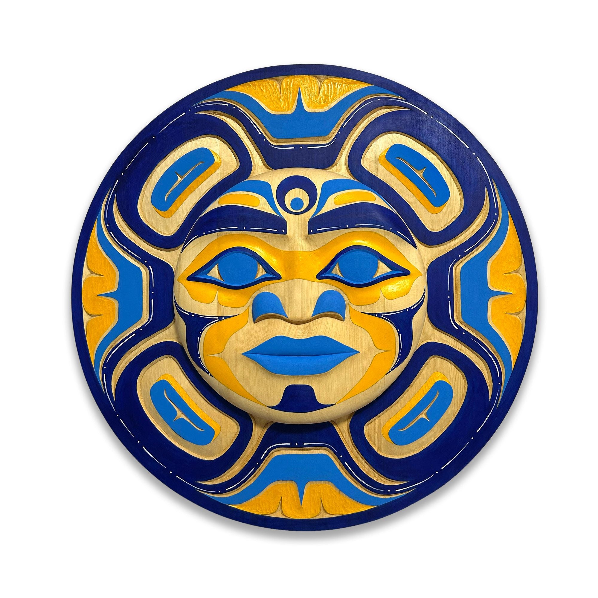 Moon Mask by Kwakwaka'wakw artist Quinn James