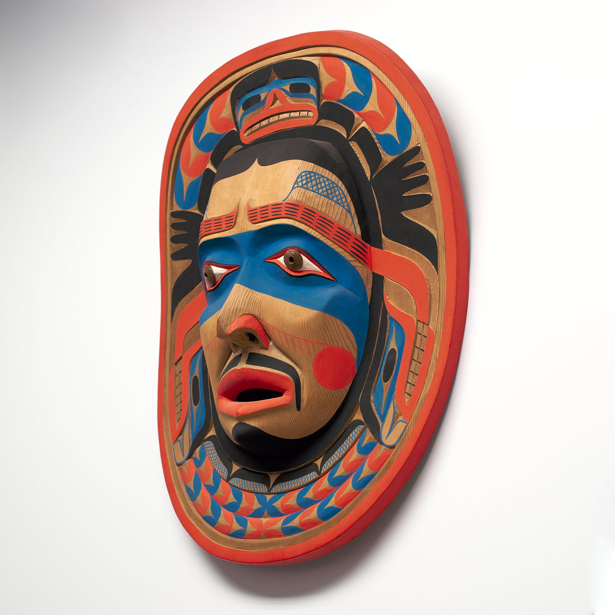 Moon Mask by Nuu-chah-nulth artist Patrick Amos