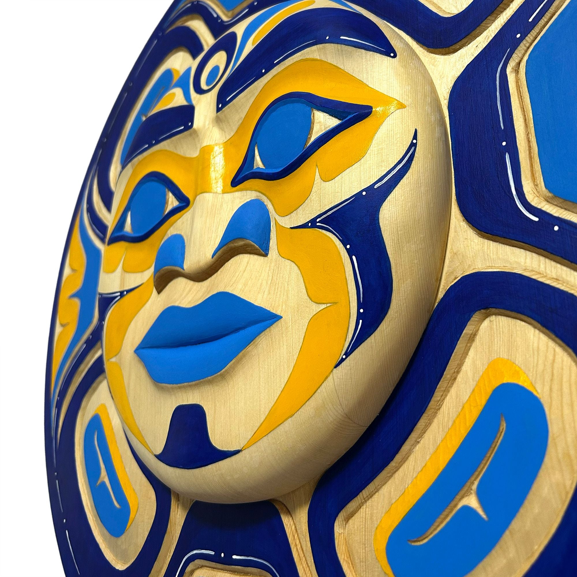 Moon Mask by Kwakwaka'wakw artist Quinn James