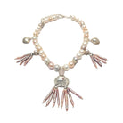 Silver and Pear Necklace by Tsimshian artist Morgan Asoyuf