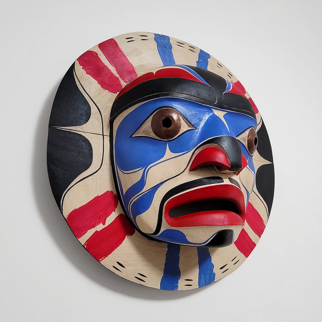 Old Moon Mask by Kwakwaka'wakw carver Dwayne Simeon