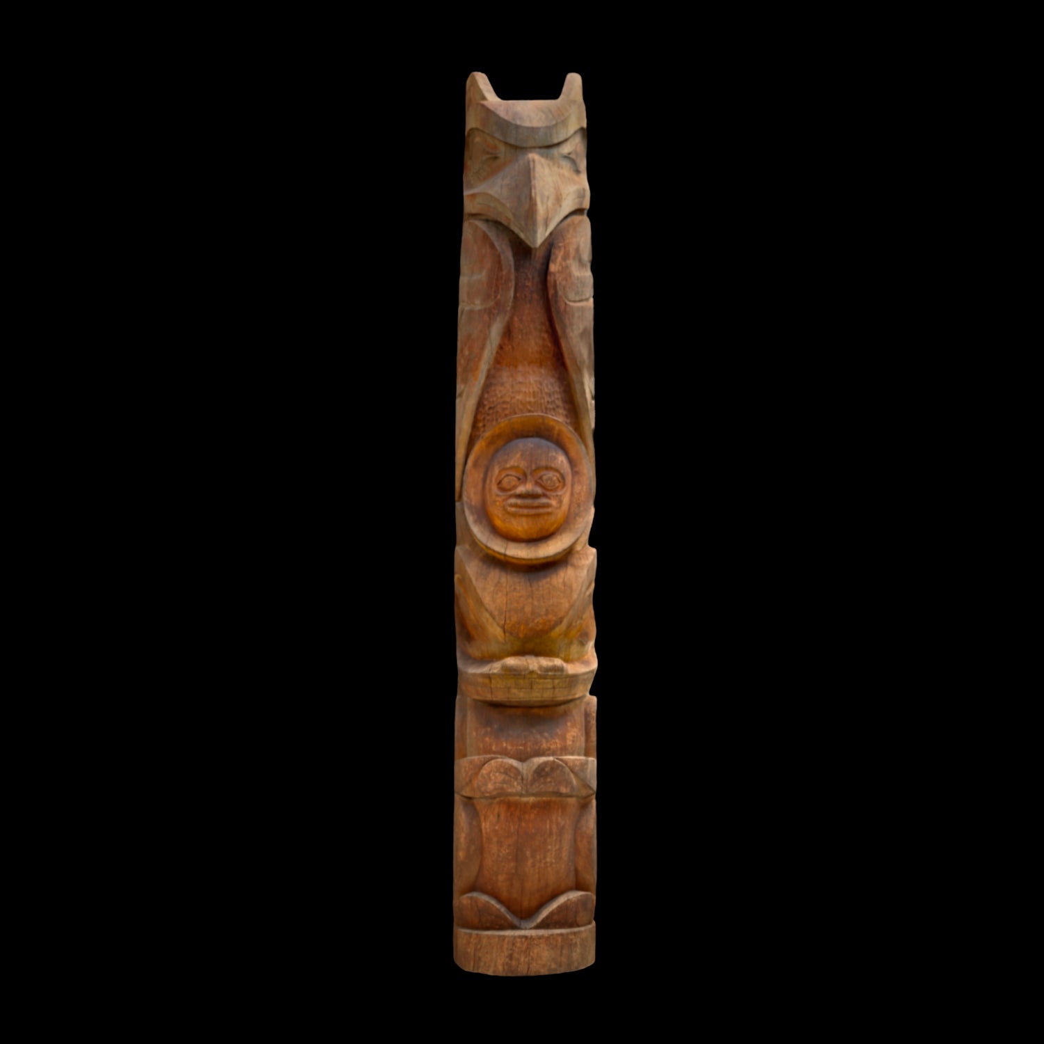 Olympics Totem Pole by Coast Salish artist Richard Krentz