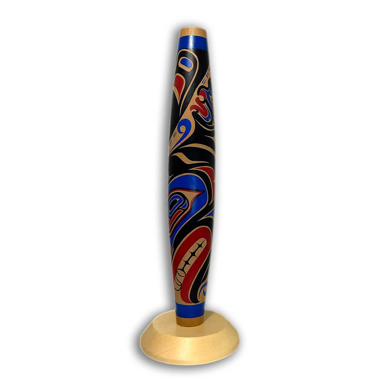 Orca Cradle Rattle by Kwakwaka'wakw artist Johnathan Henderson