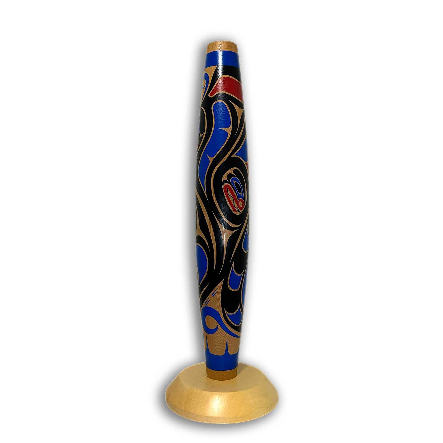 Orca Cradle Rattle by Kwakwaka'wakw artist Johnathan Henderson