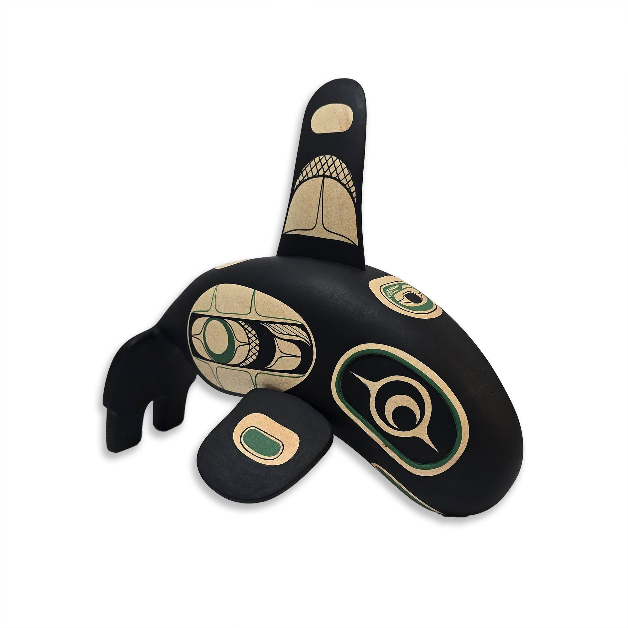 Orca Sculpture by Kwakwaka'wakw artist Rod Smith
