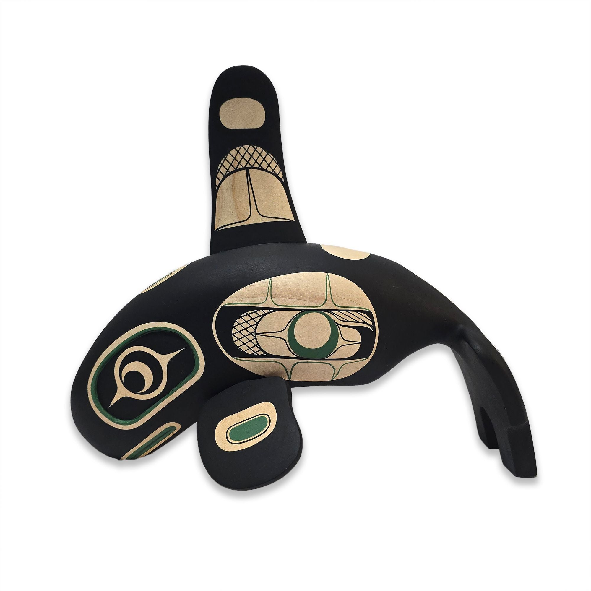Orca Sculpture by Kwakwaka'wakw artist Rod Smith