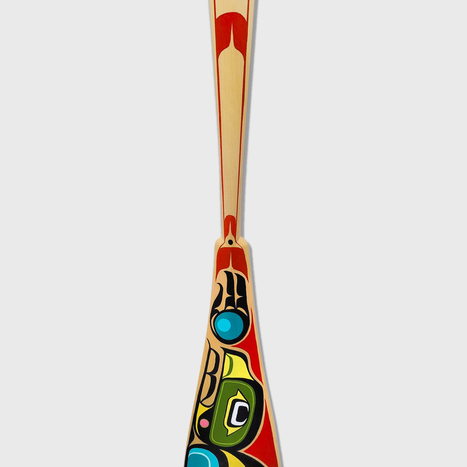 Raven and Frog Paddle by Adam Lewis, Kwakwaka'wakw – Spirits of the ...