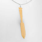 Cedar Paddle Pendant by Haida artist Leon Ridley