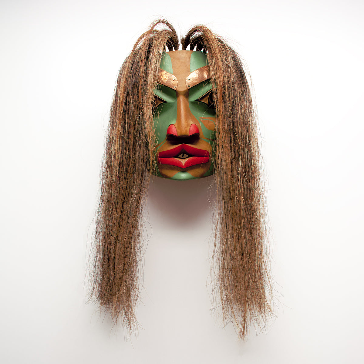 Portrait Mask by Tahltan artist Vern Etzerza