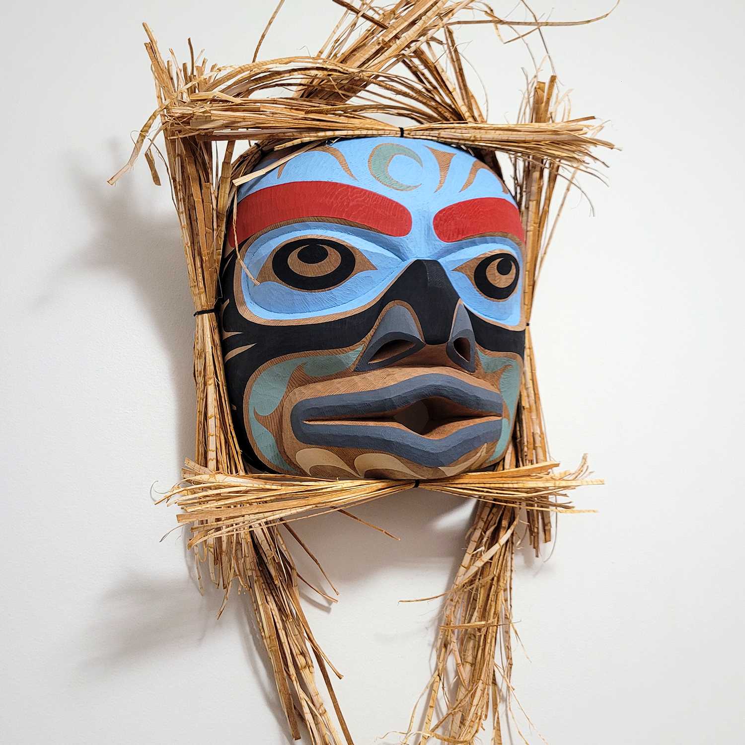 Portrait Mask by Native carver Trevor Hunt