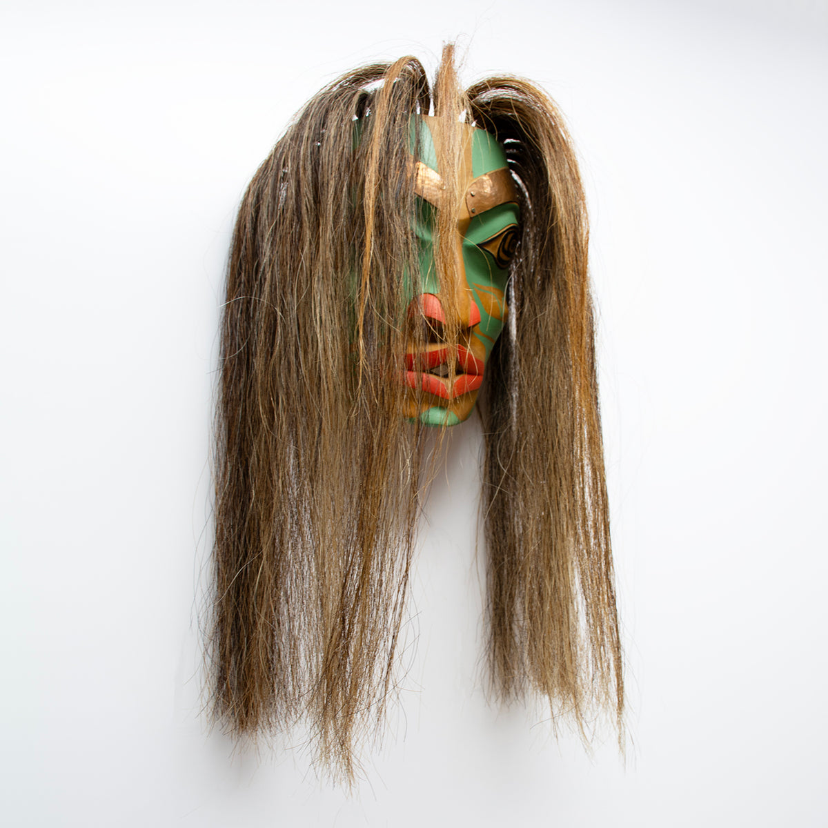 Portrait Mask by Tahltan artist Vern Etzerza