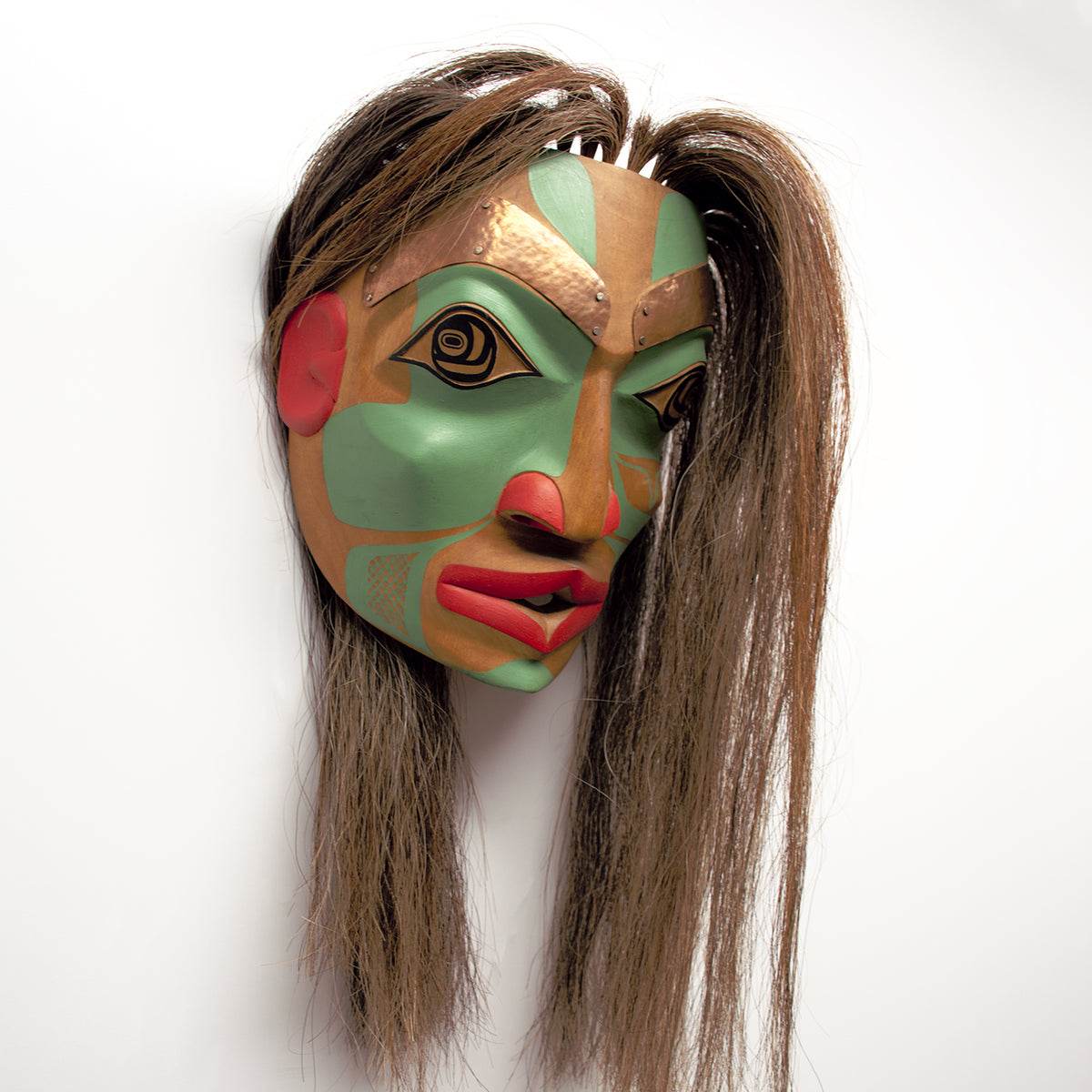 Portrait Mask by Tahltan artist Vern Etzerza