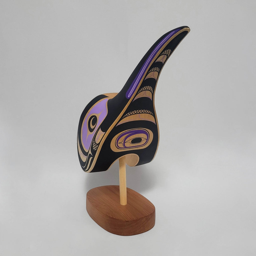 Indigenous Hummingbird Maskette by Kwakwaka'wakw artist Rod Smith