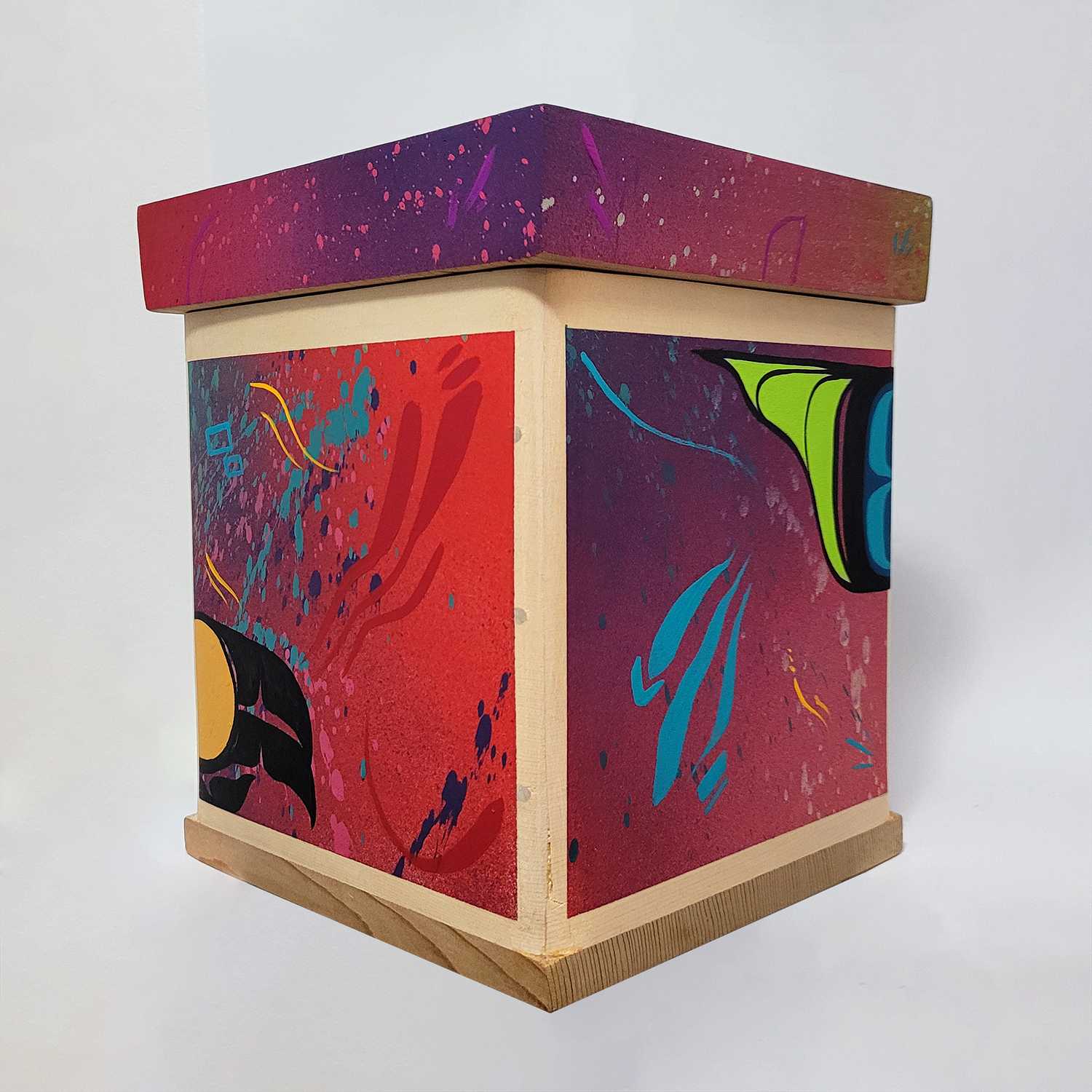 Raven Bentwood Box by Adam Lewis, Kwakwaka'wakw – Spirits of the