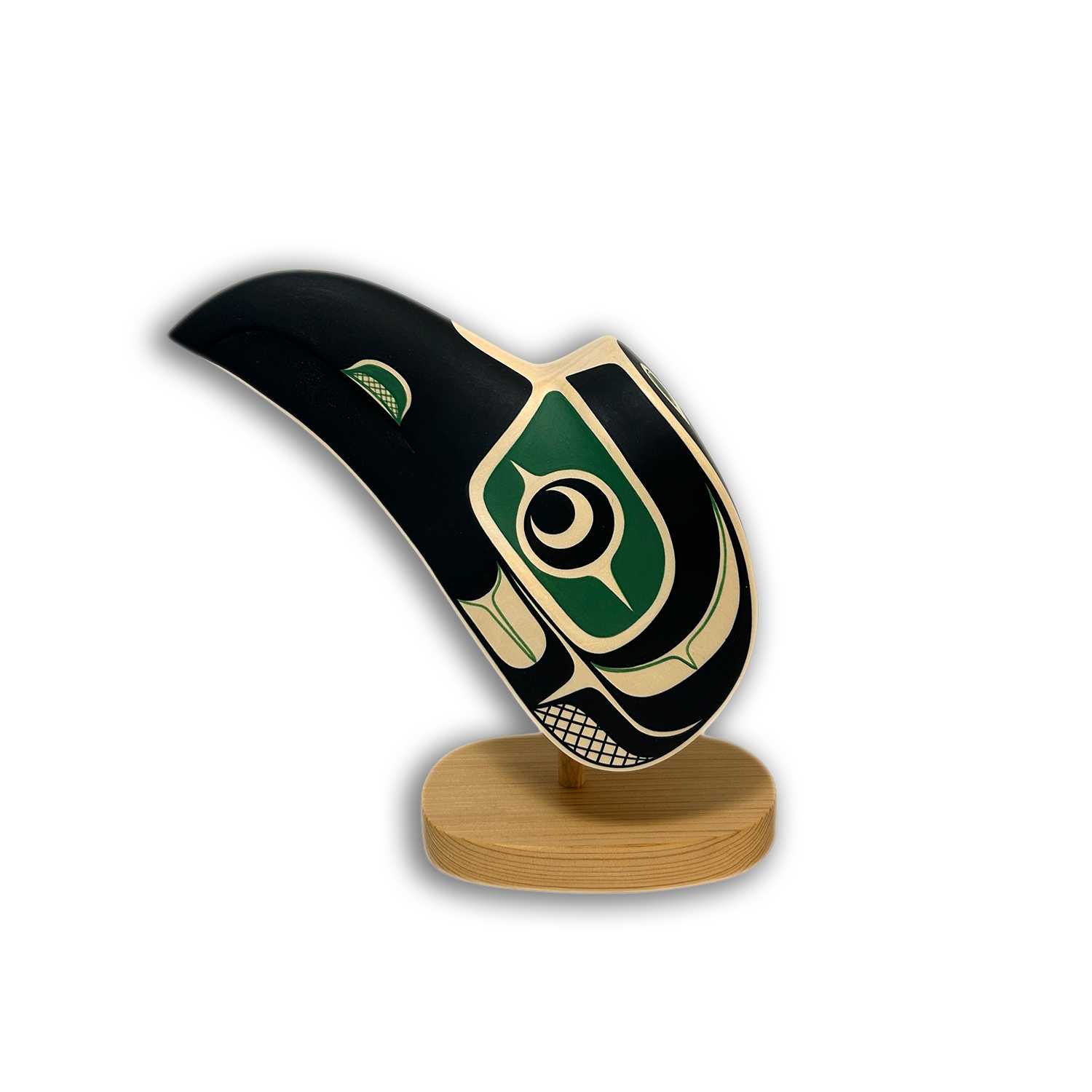 Raven Maskette by Kwakwaka'wakw artist Rod Smith