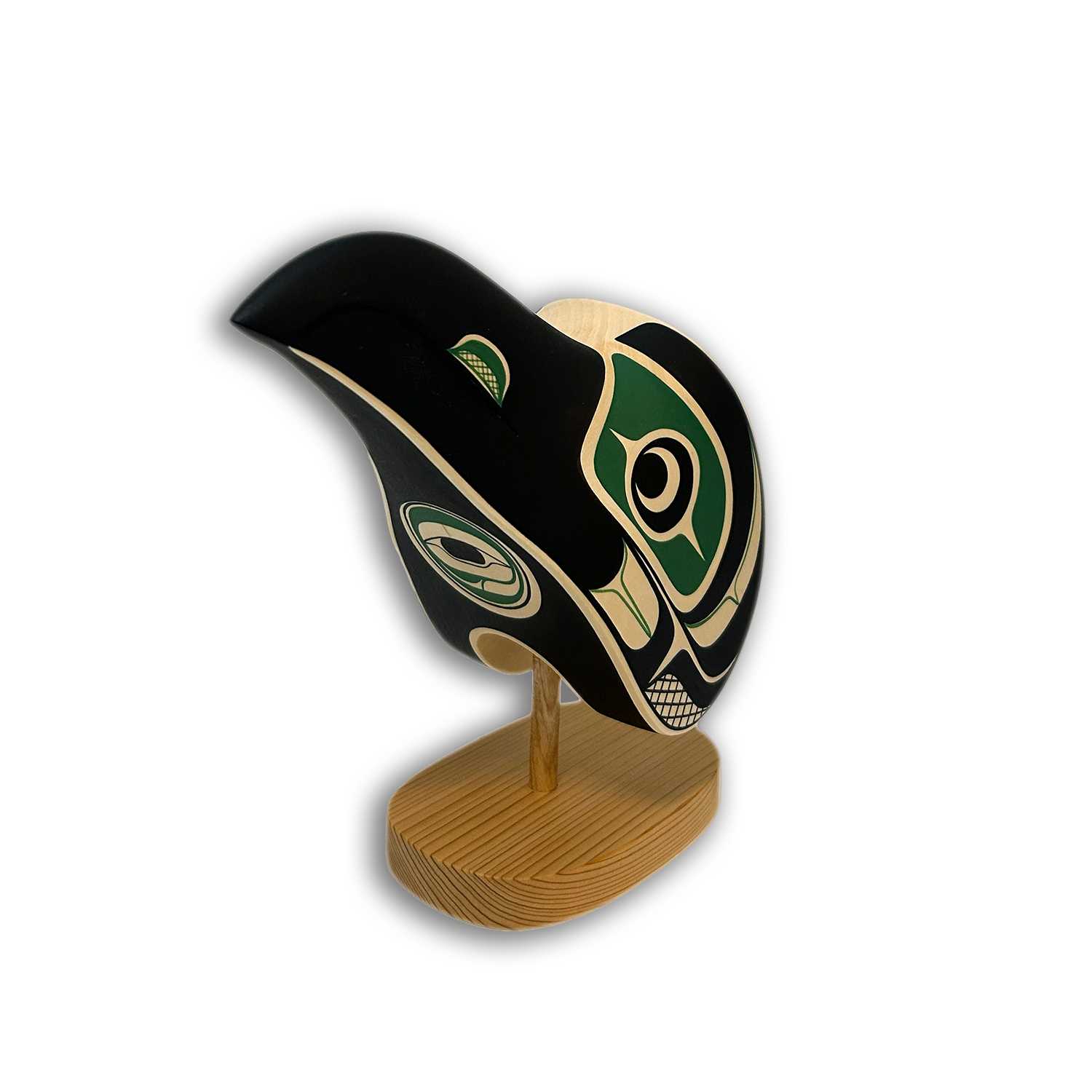 Raven Maskette by Kwakwaka'wakw artist Rod Smith