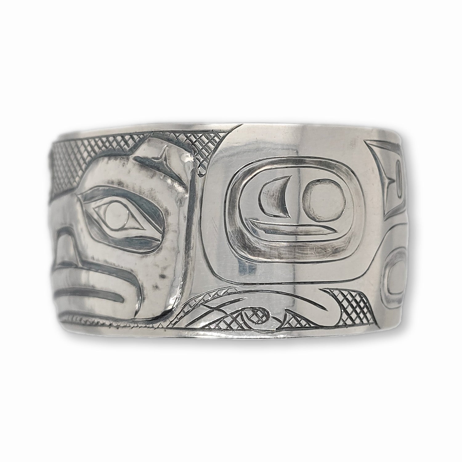 Silver Raven Moon Repousse 1