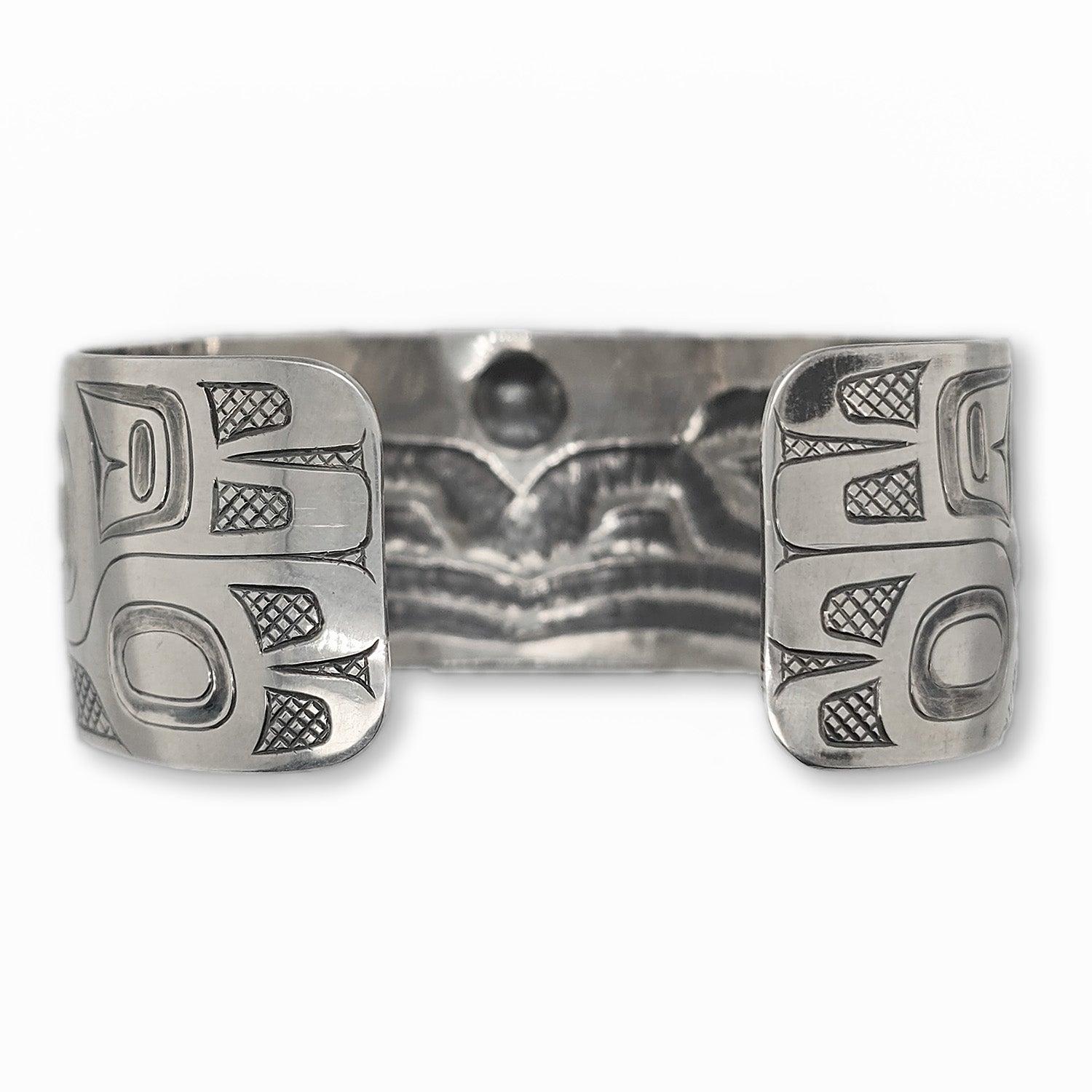 Silver Raven Moon Repousse 1
