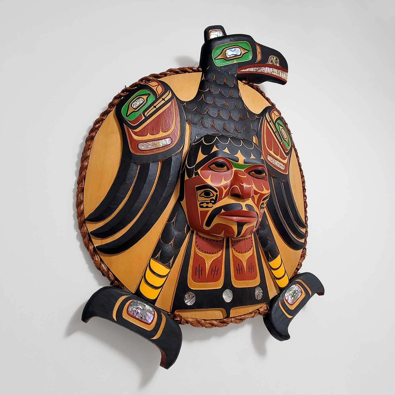 Raven Moon Mask by Kwakwaka'wakw carver Ned Matilpi