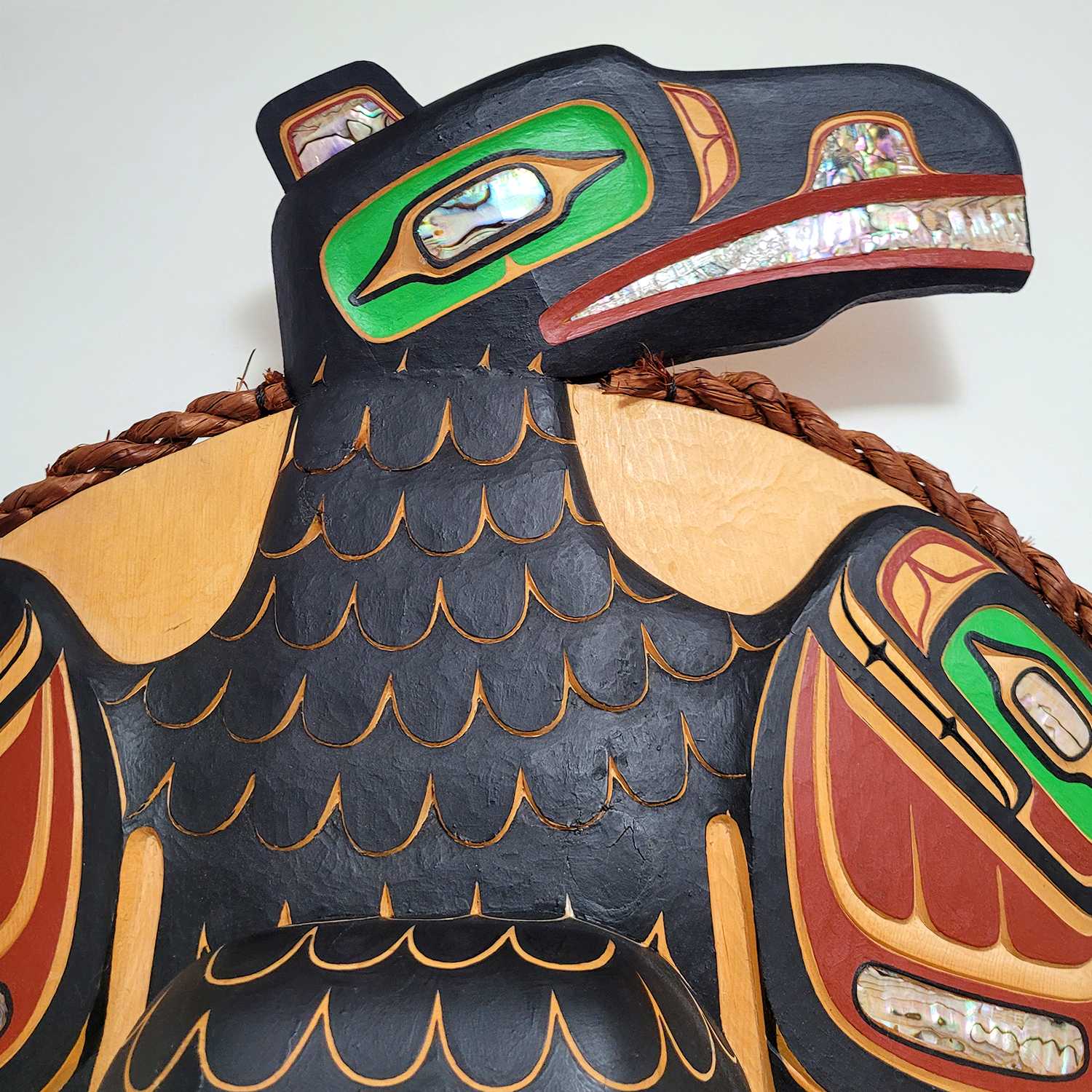 Raven Moon Mask by Kwakwaka'wakw carver Ned Matilpi