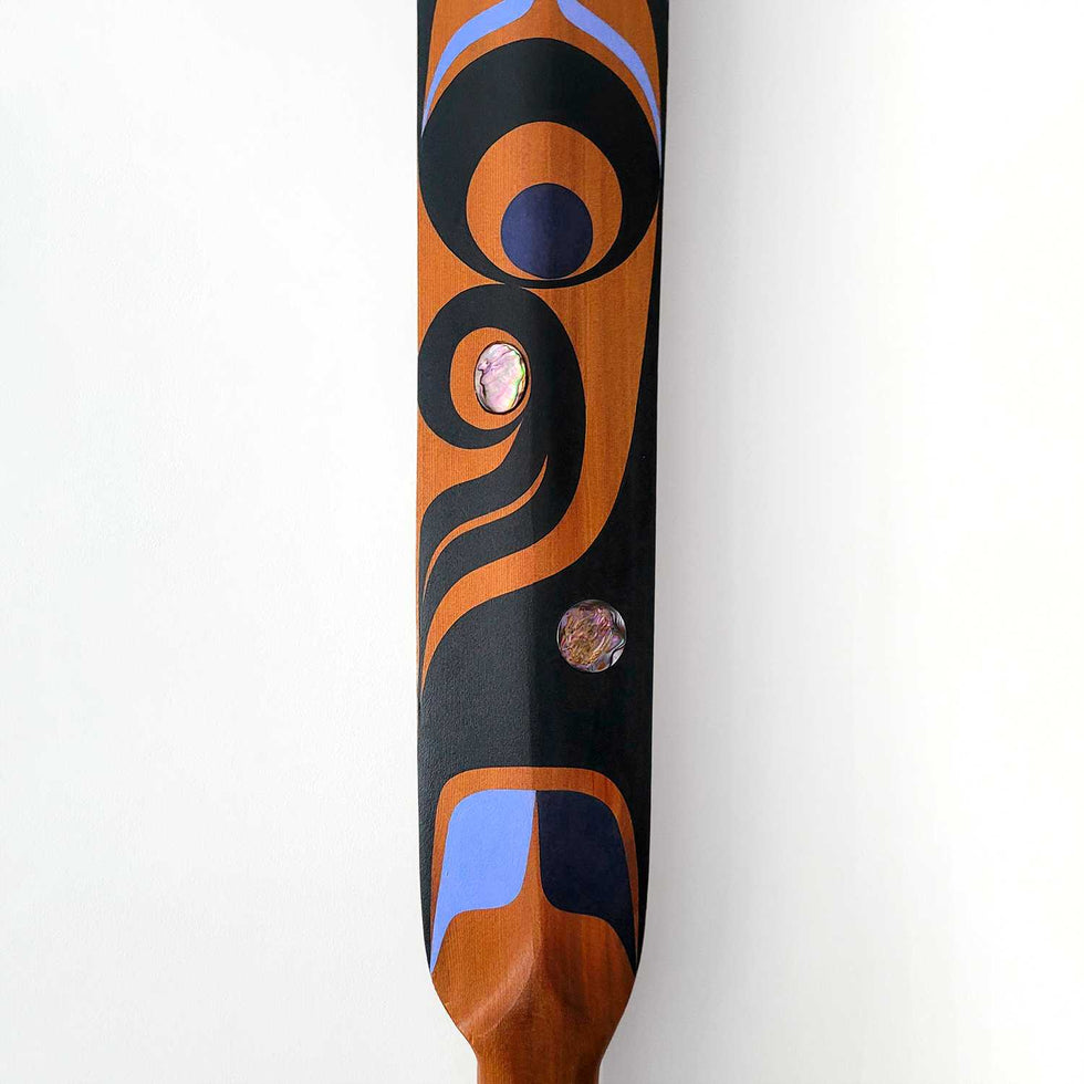 Raven Paddle by Jessica Chickite, Kwakwaka'wakw – Spirits of the West ...