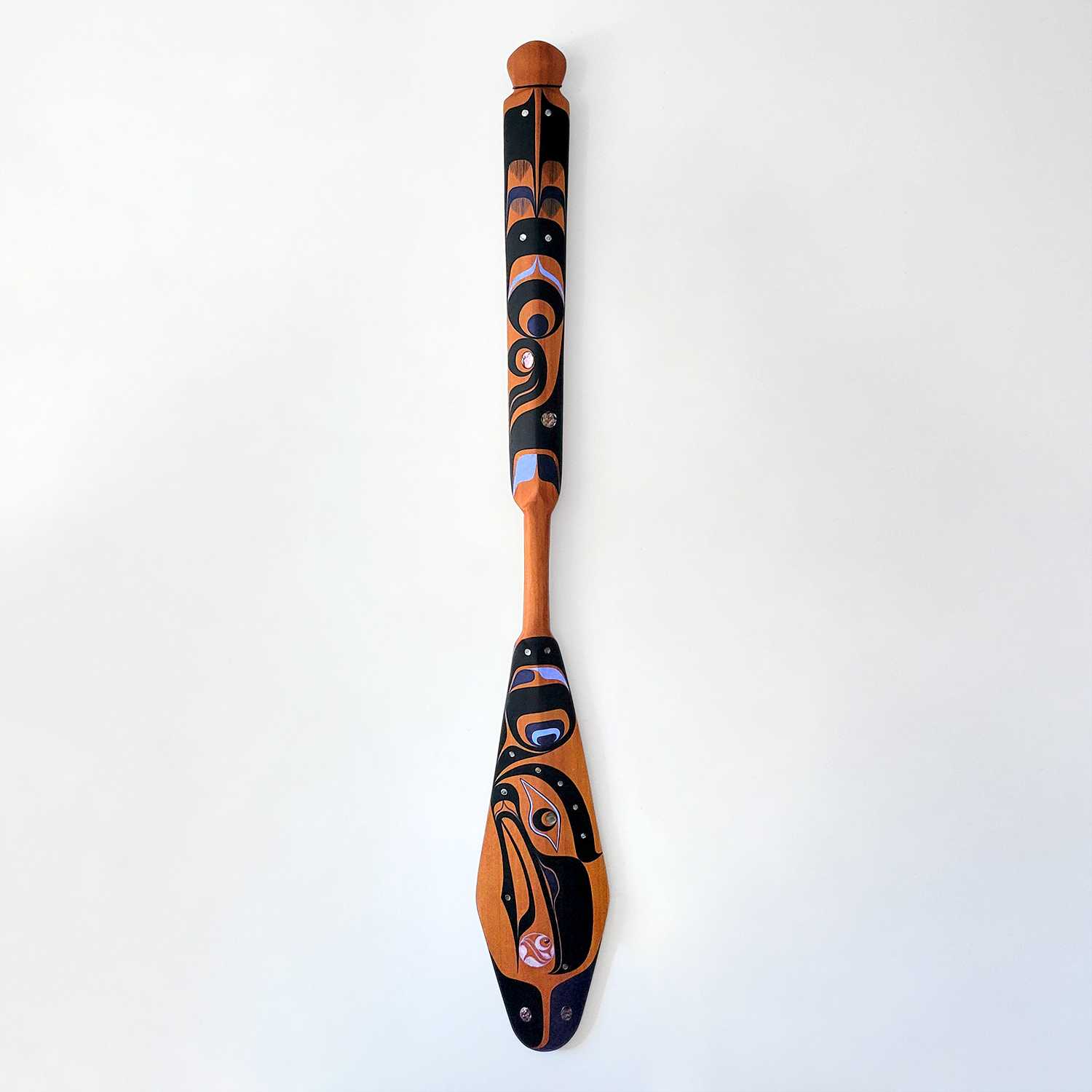 Raven Paddle by Jessica Chickite, Kwakwaka'wakw – Spirits of the West ...