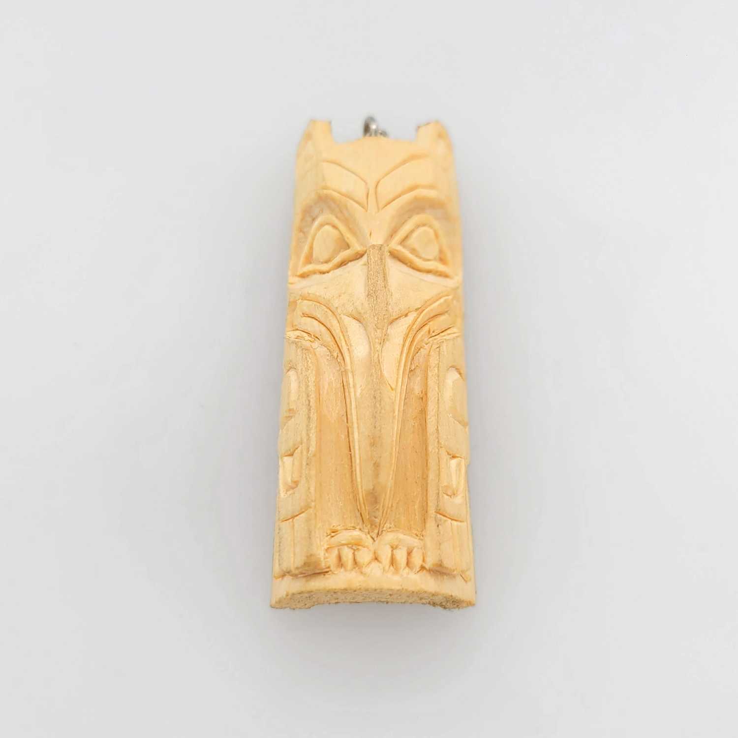 Cedar Raven Pendant by Haida artist Leon Ridley