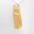 Cedar Raven Pendant by Haida artist Leon Ridley