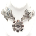 Silver Ravens and Sun Necklace by Kwakwaka'wakw artist Don Lancaster