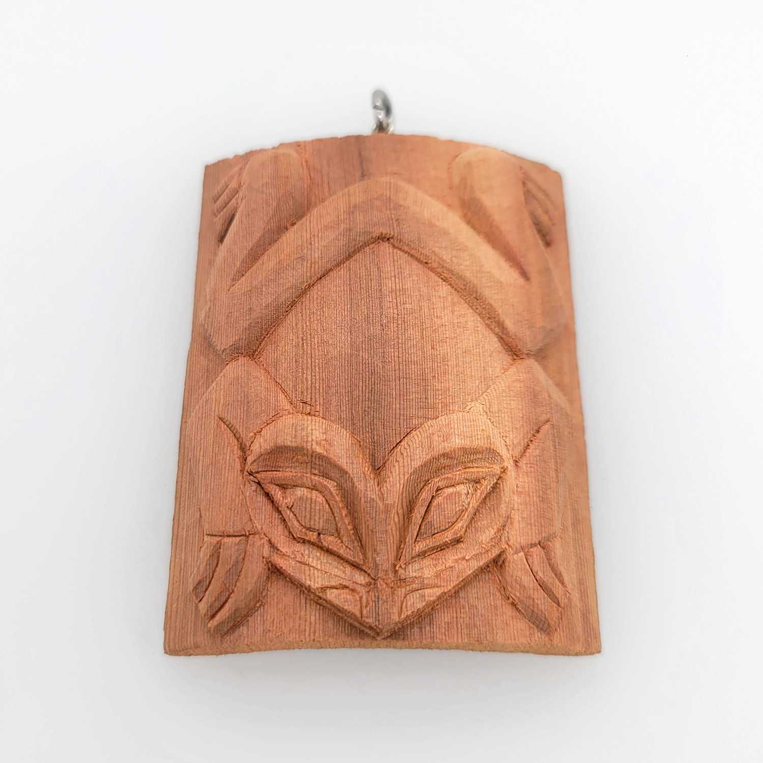 Cedar Frog Pendant by Haida artist Leon Ridley