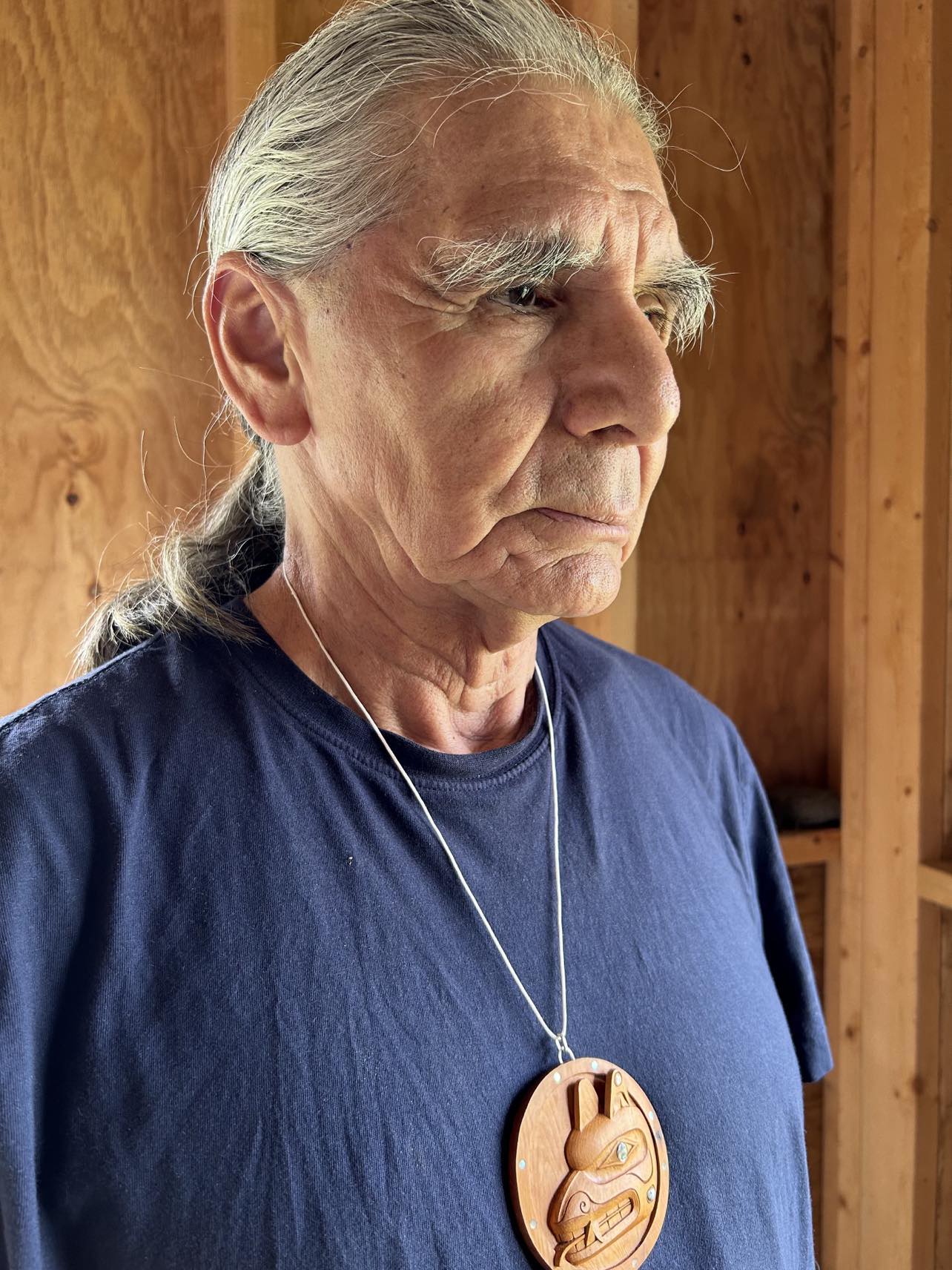 Indigenous Bear Pendant by Haida carver Ron Russ