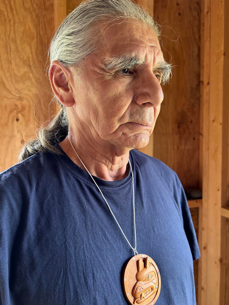 Indigenous Bear Pendant by Haida carver Ron Russ