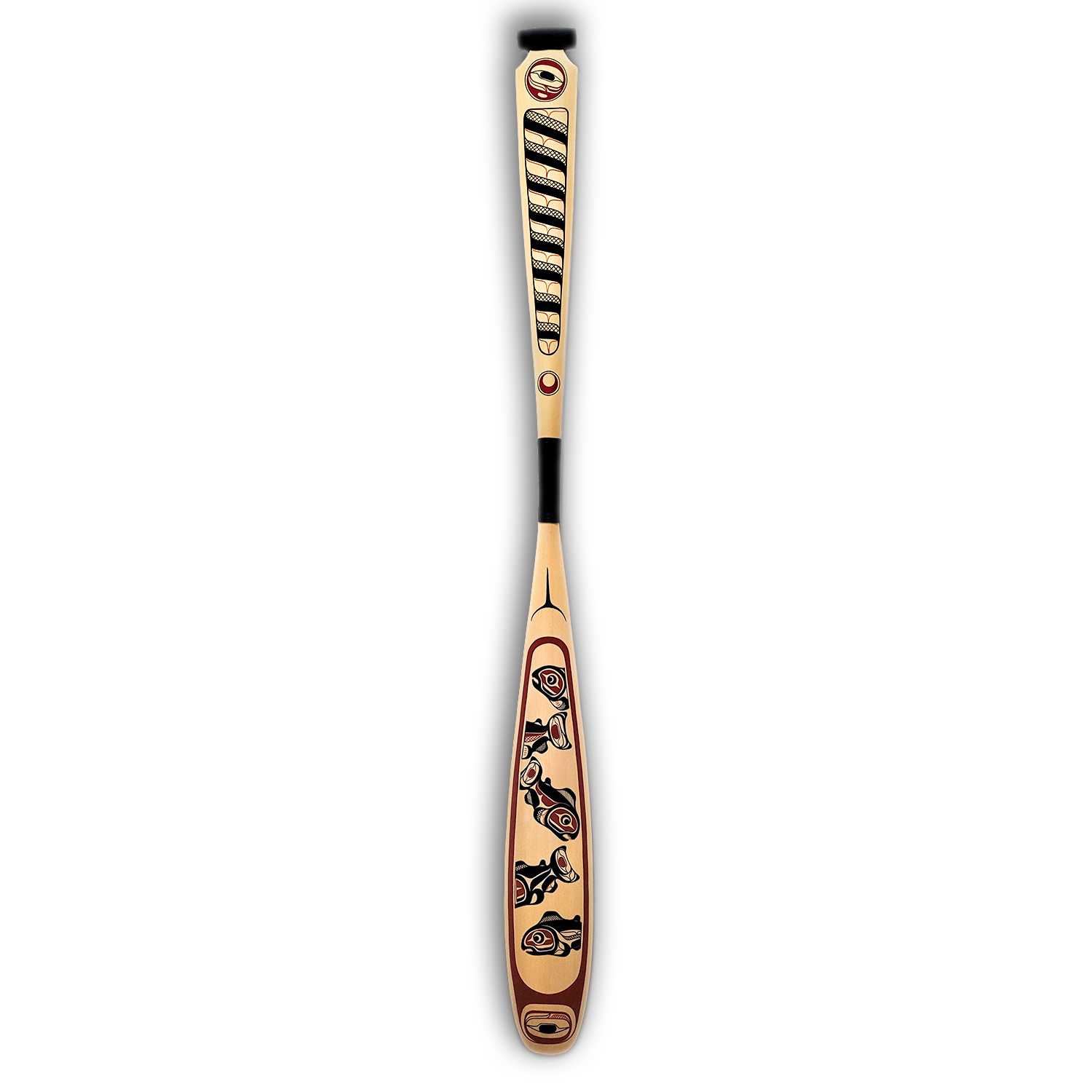 Salmon Paddle by Kwakwaka'wakw artist Rod Smith