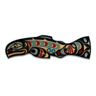 Sandblasted Salmon Panel by Kwakwaka'wakw artist Trevor Hunt