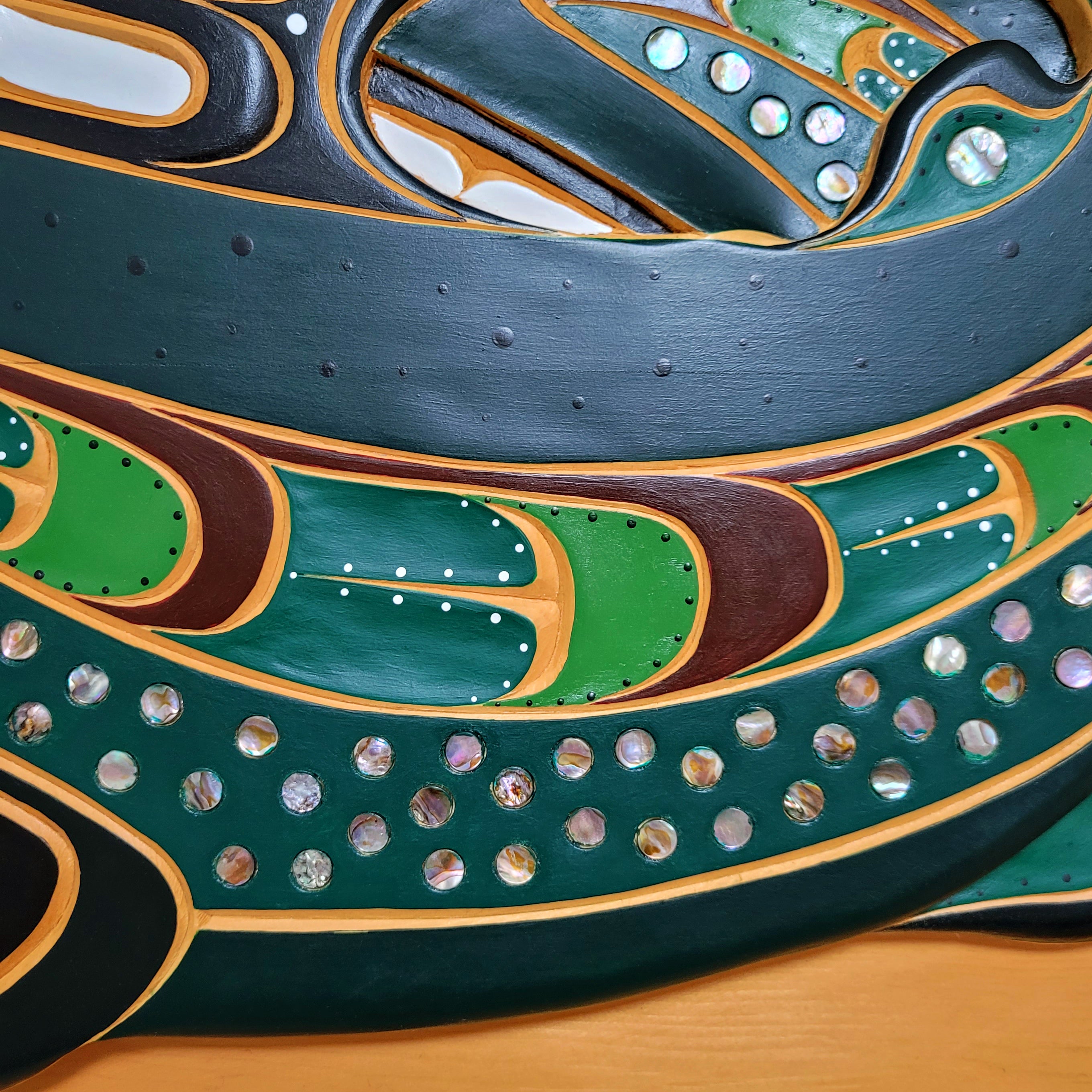 Salmon Panel by Kwakwaka'wakw artist Troy Kwaseesthala