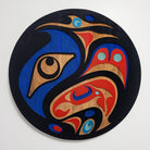 Sandblasted Cedar Eagle Panel by Kwakwaka'wakw artist Trevor Hunt