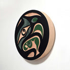 sandblasted eagle panel by kwakwaka'wakw artist Trevor Hunt