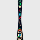 Sandblasted Cedar Raven Paddle by Kwakiutl carver Trevor Hunt