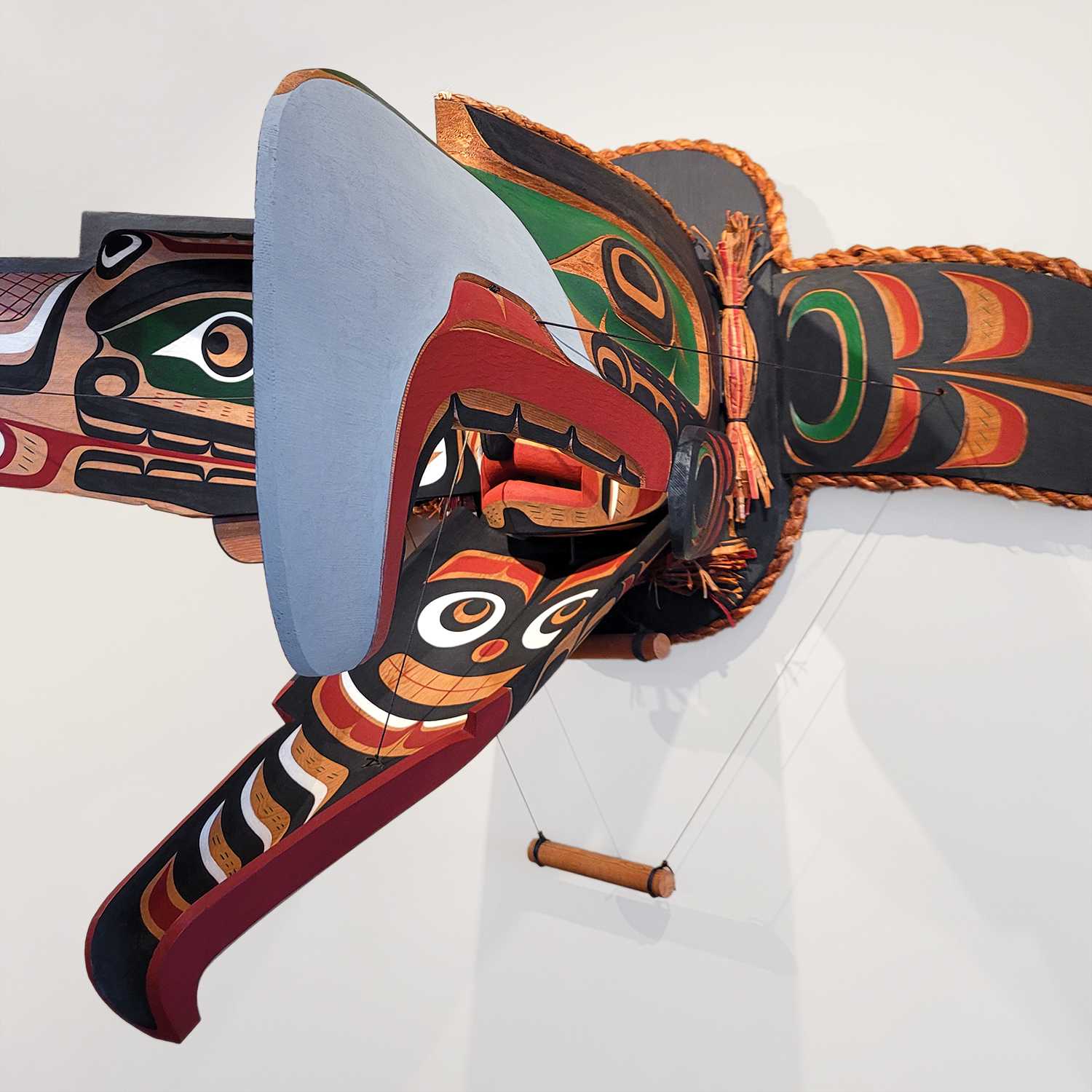 Sea Eagle Transformation Mask by Kwakwaka'wakw Master Carver Calvin Hunt