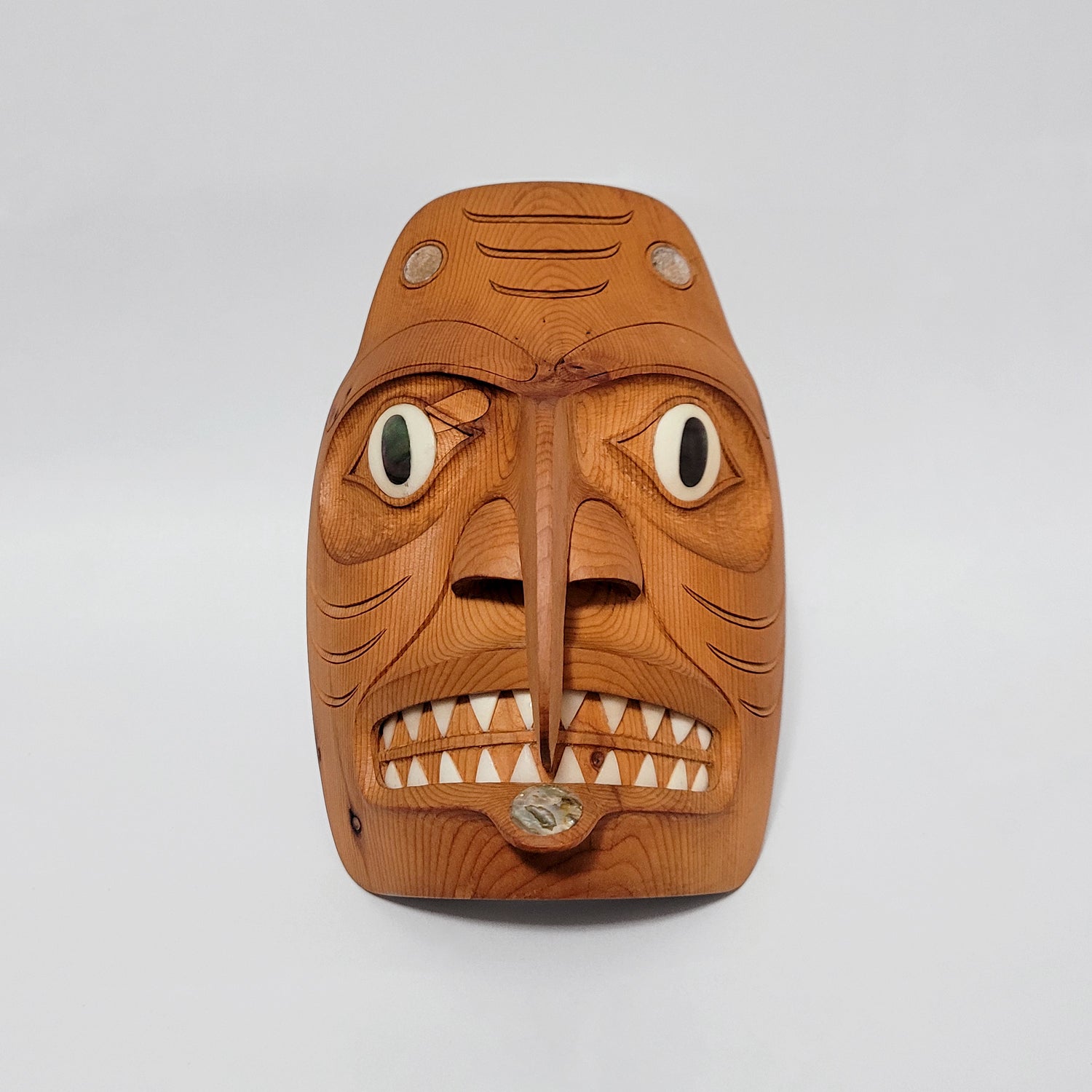 Dogfish/Shark Frontlet by Haida artist Ron Russ