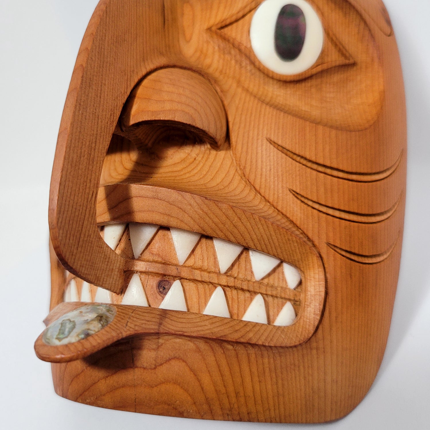 Dogfish/Shark Frontlet by Haida artist Ron Russ